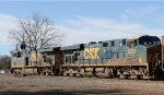 CSX 5324 & 5294 sit in the yard on New Year's Day